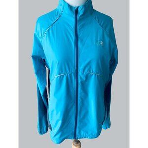 The North Face Ladies Torpedo Alka Flight Series Jacket Turquoise Black Large